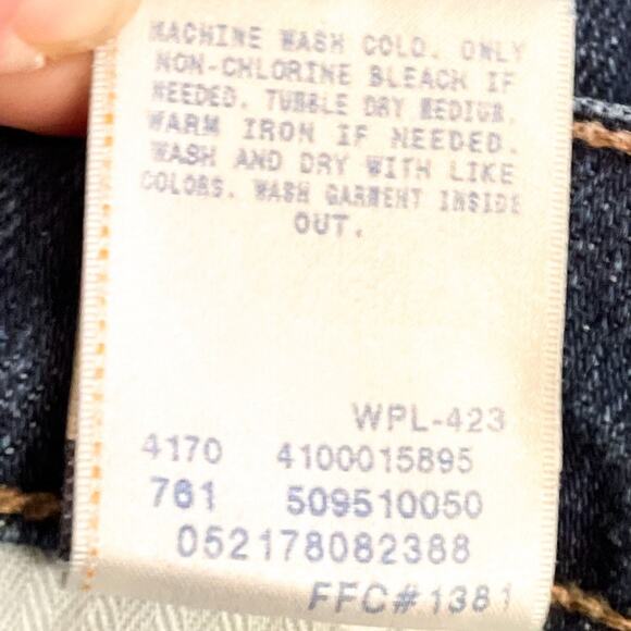 Vintage Levi's Capital E jeans bootcut low rise ' Swank ' Size 28 (6) - Picture 7 of 7